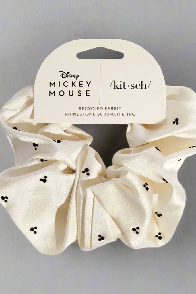 Shop Kitsch Kitsch & Mickey and Minnie Recycled Fabric Rhinestone Scrunchie Hair Band for women – premium loungewear and festival fashion at Spoiled Brat