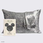 Kitsch & Mickey and Minnie Satin Pillowcase Standard Mickey Maze by Kitsch – Pillow – Grey | Spoiled Brat UK