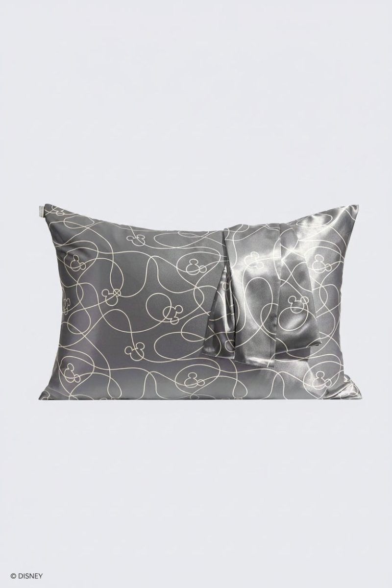 Shop Kitsch Kitsch & Mickey and Minnie Satin Pillowcase Standard Mickey Maze Pillow for women – premium loungewear and festival fashion at Spoiled Brat