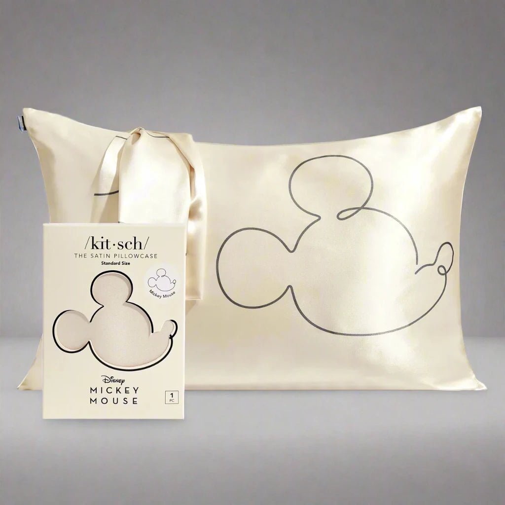 Kitsch & Mickey and Minnie Satin Pillowcase Standard Mr. Mouse - Spoiled Brat
