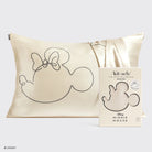 Kitsch & Mickey and Minnie Satin Pillowcase Standard Mrs Mouse by Kitsch – Pillow – Cream | Spoiled Brat UK