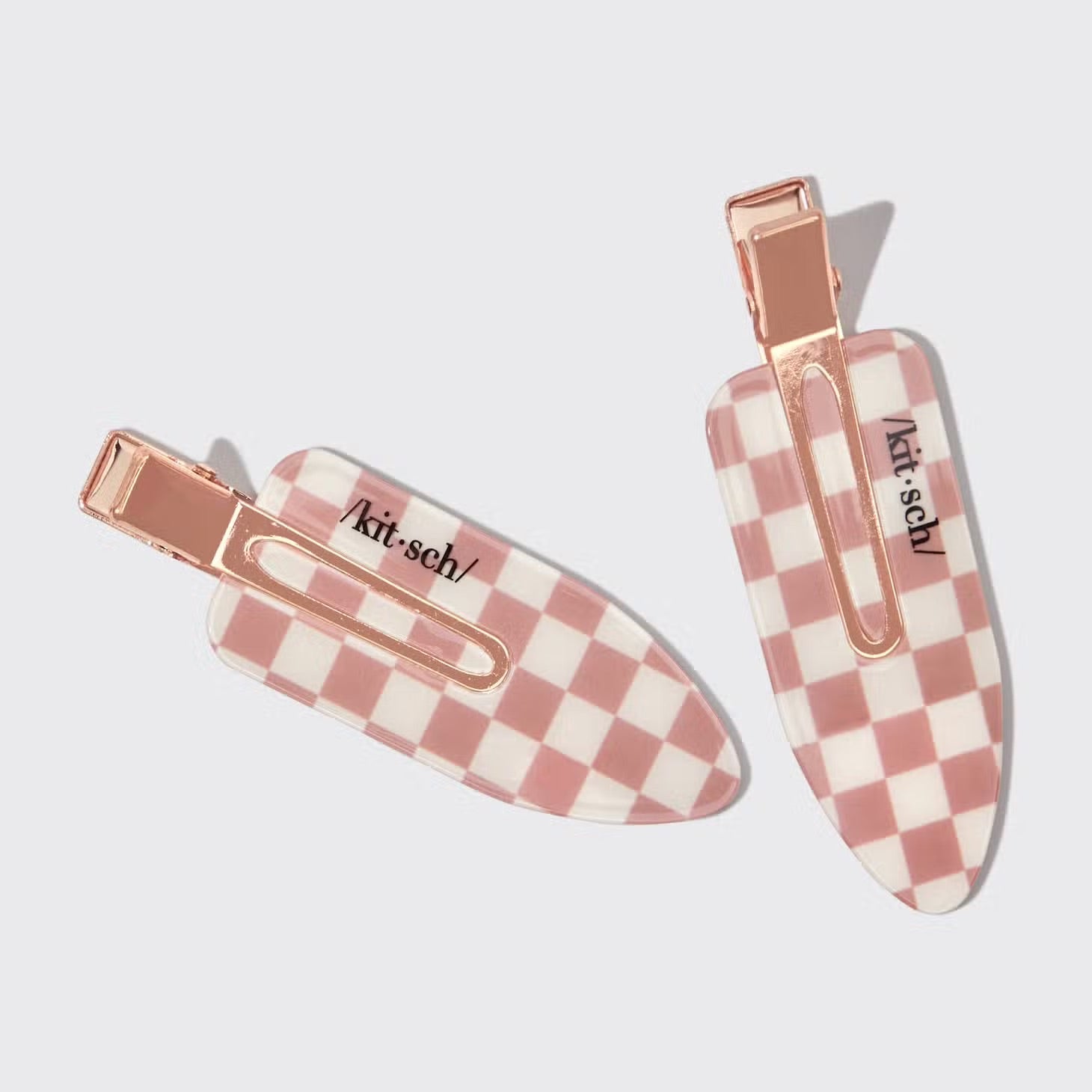 Shop Kitsch Kitsch Recycled Plastic Xl Creaseless Hair Clips 2pc Set Hair Slides for women – premium loungewear and festival fashion at Spoiled Brat