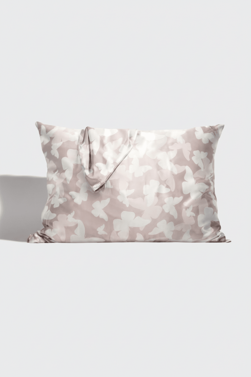 Shop Kitsch KITSCH Satin Pillowcase Champagne Butterfly Pillow for women – premium loungewear and festival fashion at Spoiled Brat