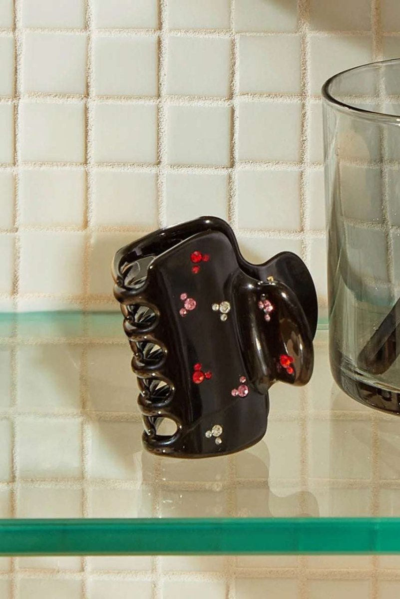 Shop Kitsch Mickey/Minnie x Kitsch Cloud Clip - Black Hair Band for women – premium loungewear and festival fashion at Spoiled Brat
