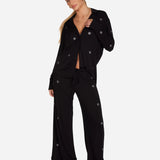 Shop Lauren Moshi Lauren Moshi Alison Crystal Mini Stars Pyjama Set Pyjamas for women – premium loungewear and festival fashion at Spoiled Brat