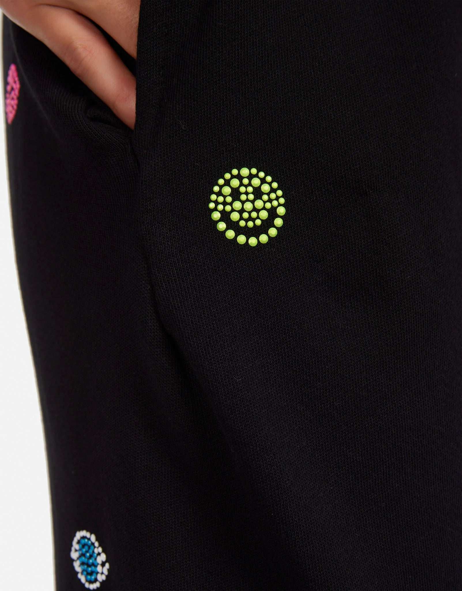 Lauren Moshi Chantria Neon Stud Elements Sweatpants - Spoiled Brat