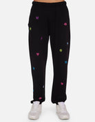 Lauren Moshi Chantria Neon Stud Elements Sweatpants - Spoiled Brat