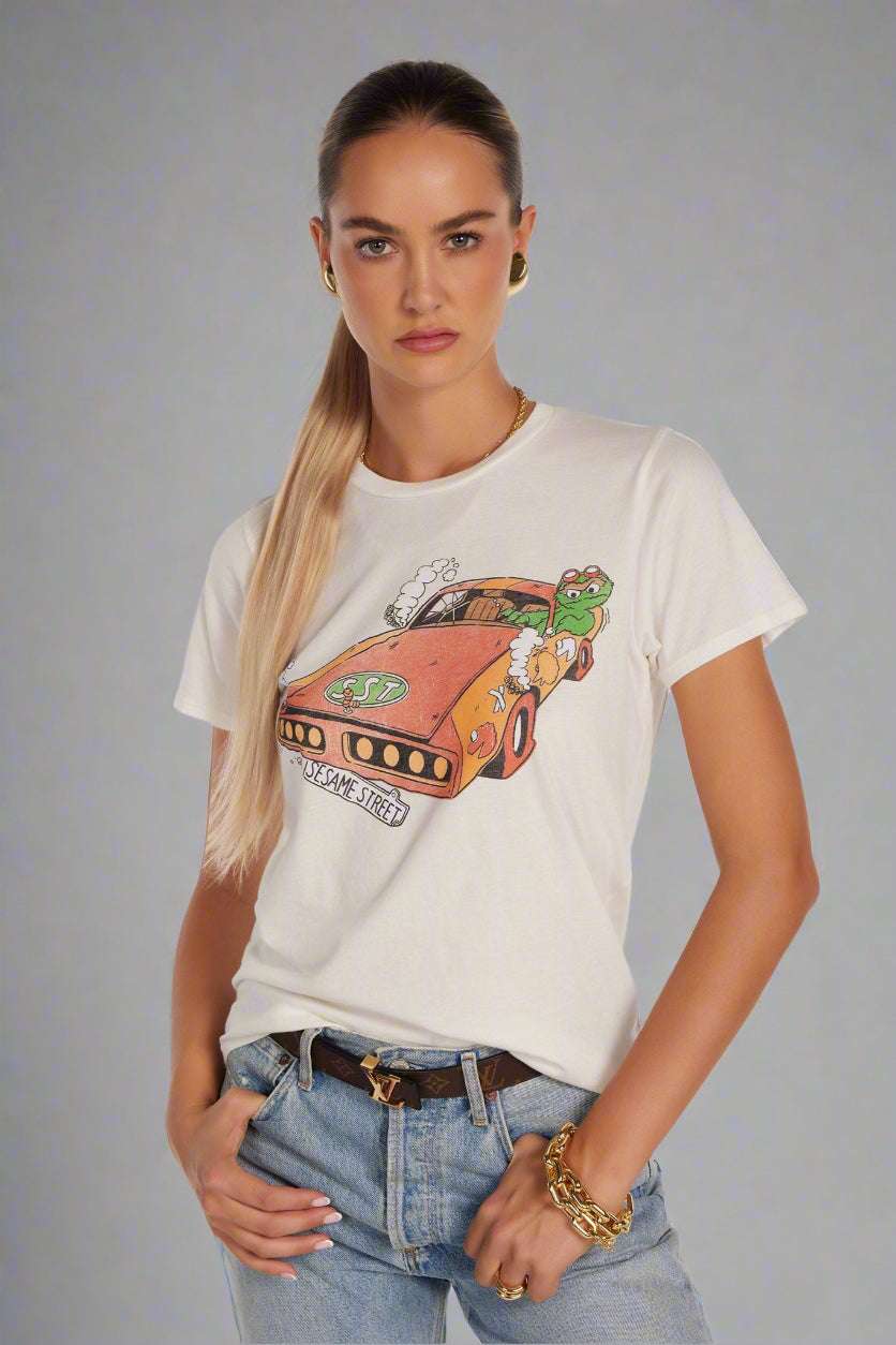 Lauren Moshi Croft The Grouch Racing T-Shirt - Spoiled Brat