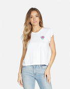 Shop Lauren Moshi Lauren Moshi Estee Crystal Roses T-Shirt T-Shirt for women – premium loungewear and festival fashion at Spoiled Brat