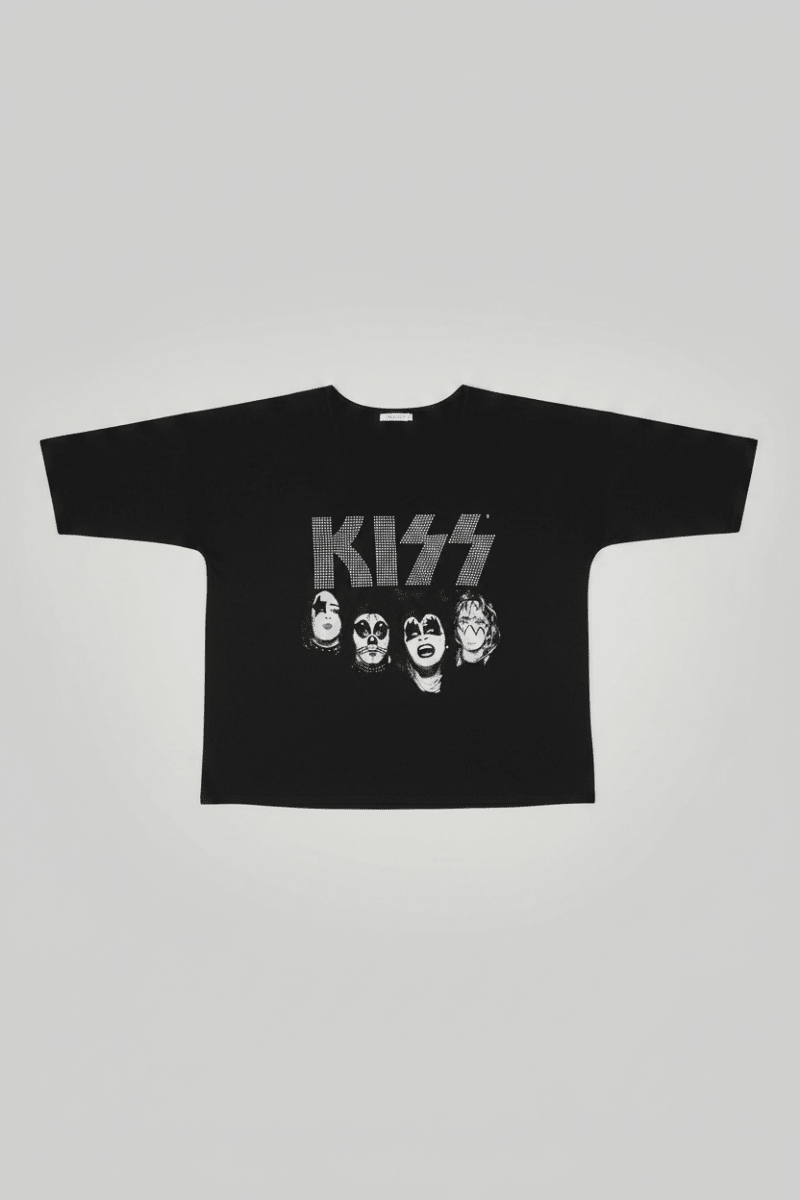 Shop Lauren Moshi Lauren Moshi Eva x Kiss Oversized T-Shirt T-Shirt for women – premium loungewear and festival fashion at Spoiled Brat