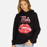 Shop Lauren Moshi Lauren Moshi Harmony Mels Drive - In Hooded Sweater Sweatshirt for women – premium loungewear and festival fashion at Spoiled Brat