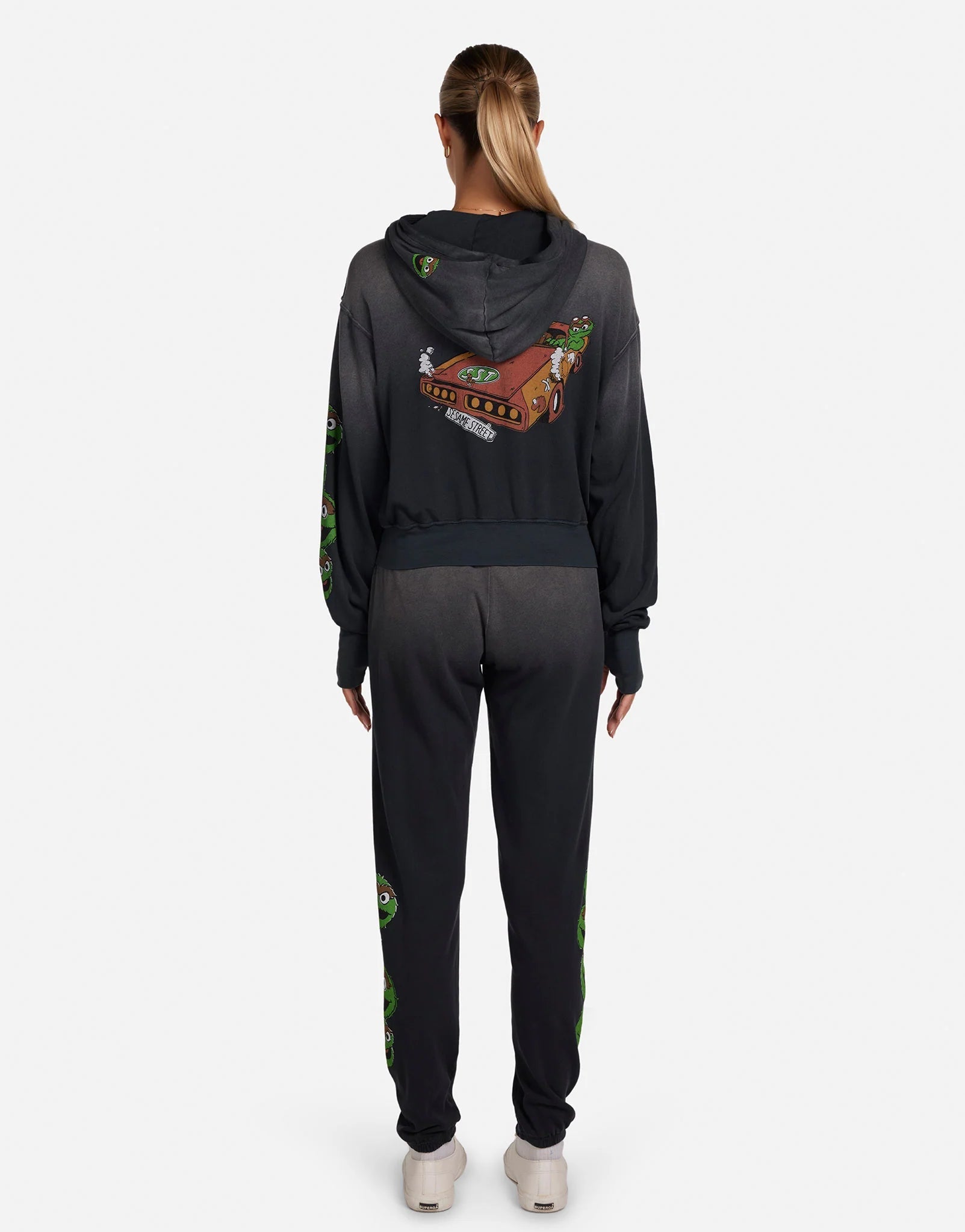 Lauren Moshi Hezly The Grouch Racing Zipper Hoodie - Spoiled Brat