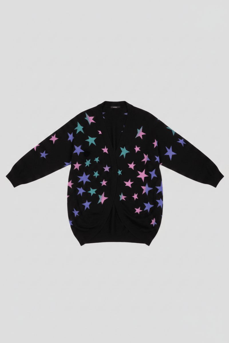 Shop Lauren Moshi Lauren Moshi Isla Ombre Stars Wrap Cardigan Wrap Cardigan for women – premium loungewear and festival fashion at Spoiled Brat