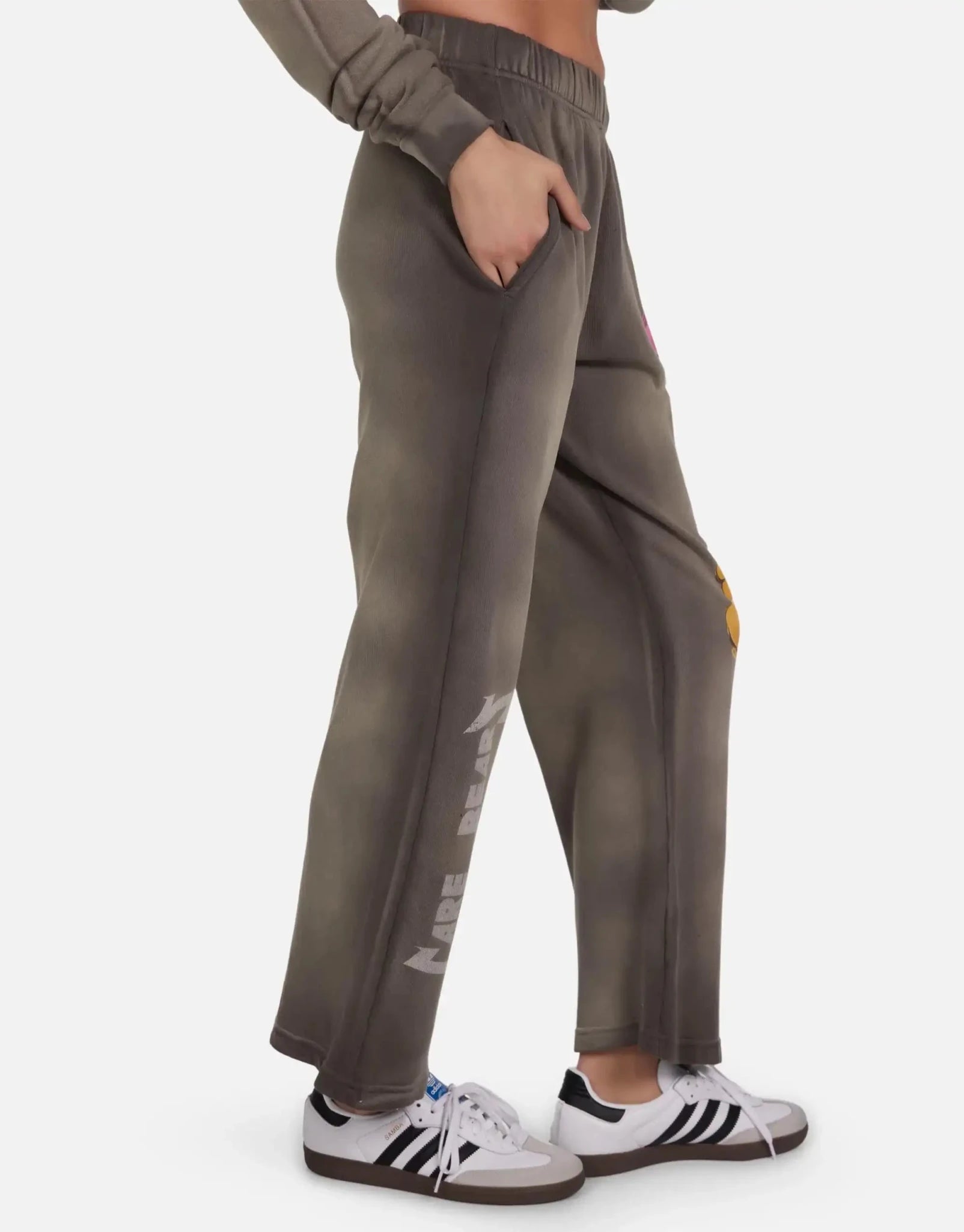 Lauren Moshi Juvia Rock Care Bear Sweatpants - Spoiled Brat