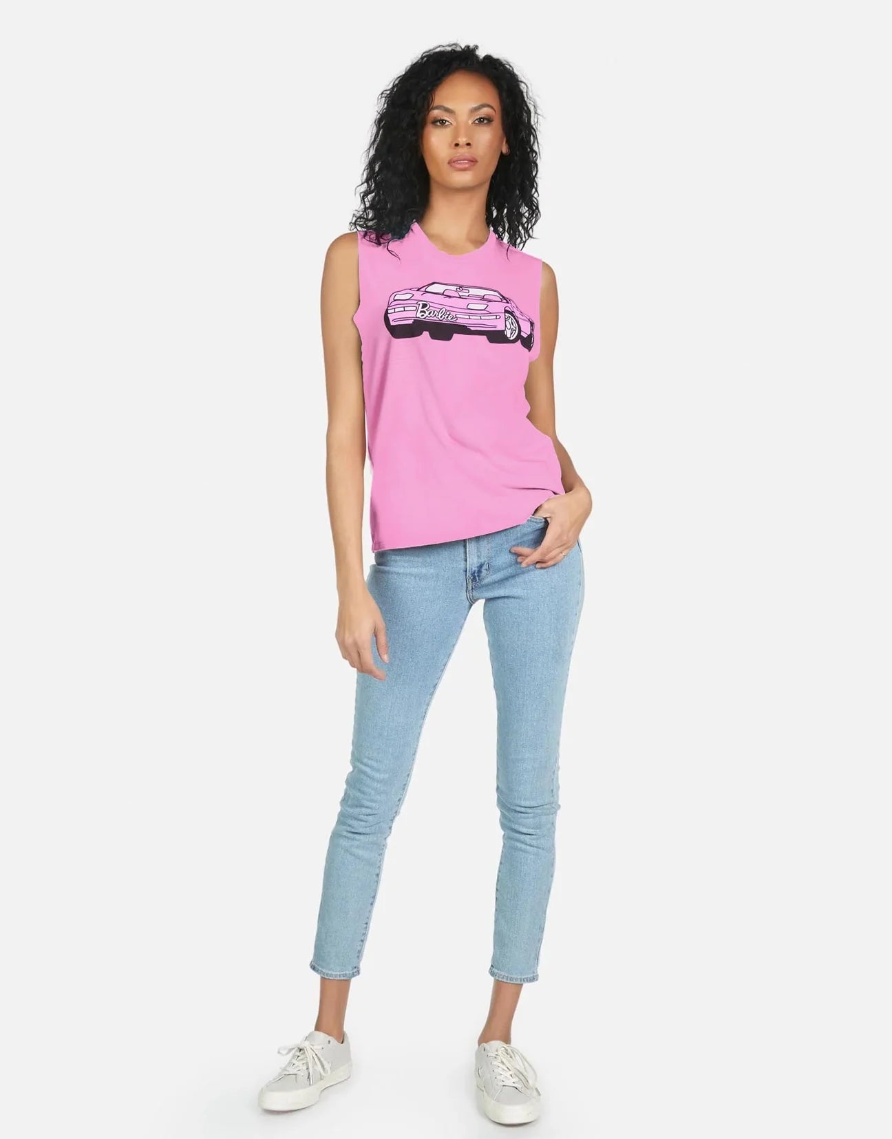 Lauren Moshi Kel X Barbie Convertible Tank Top - Spoiled Brat