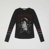 Shop Lauren Moshi Lauren Moshi McKinley Bowie 1973 Tour Top Long Sleeved Top for women – premium loungewear and festival fashion at Spoiled Brat