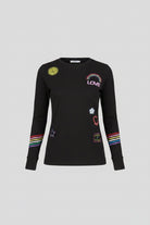 Shop Lauren Moshi Lauren Moshi Mckinley Neon Signs Thermal Top Long Sleeved Top for women – premium loungewear and festival fashion at Spoiled Brat