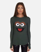 Lauren Moshi McKinley Oscar The Grouch Long Sleeved Tee - Spoiled Brat
