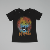 Shop Lauren Moshi Lauren Moshi Myra Def Leppard Leopard T-Shirt T-Shirt for women – premium loungewear and festival fashion at Spoiled Brat