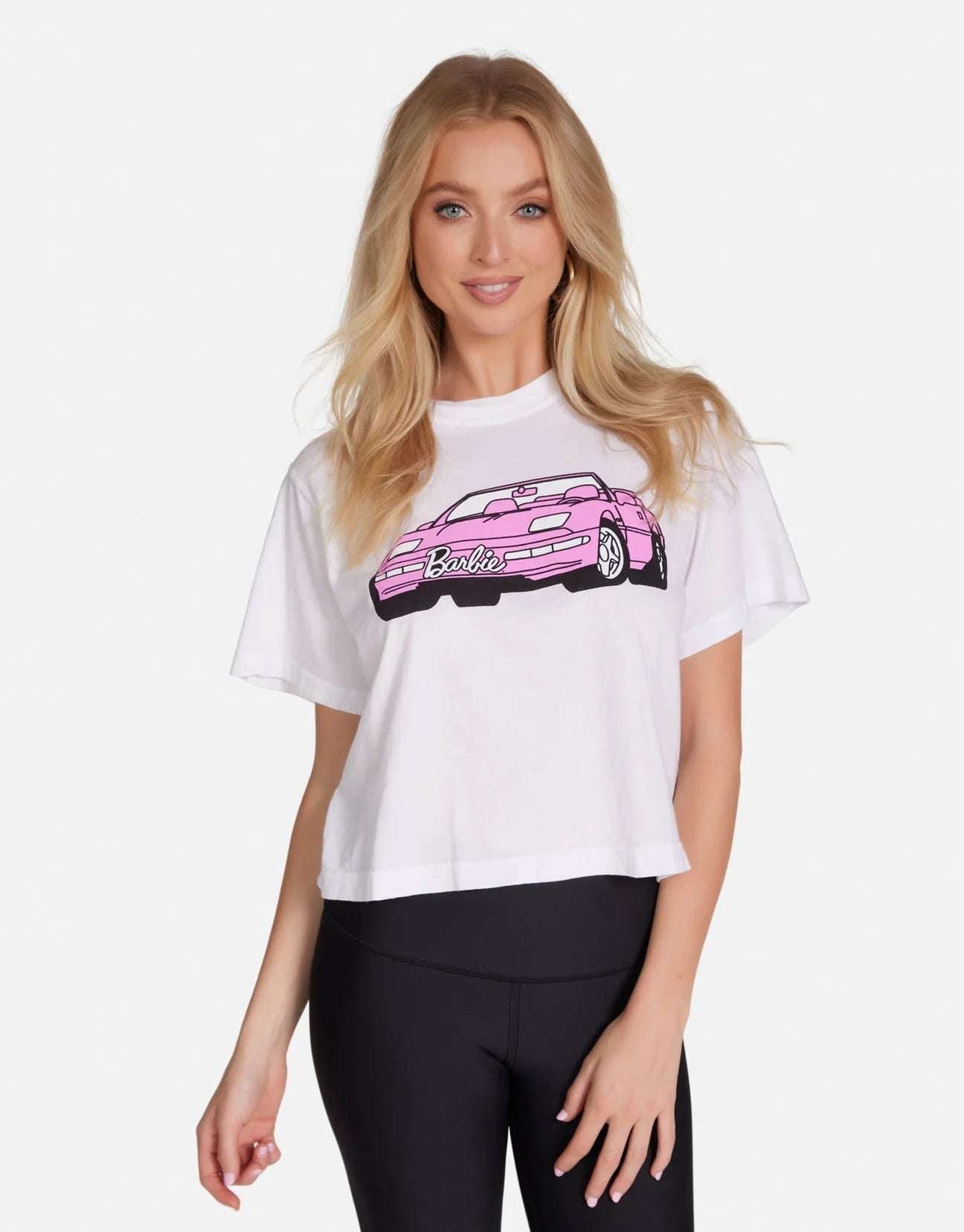 Lauren Moshi Rue Barbie Convertible Crop T-Shirt - Spoiled Brat
