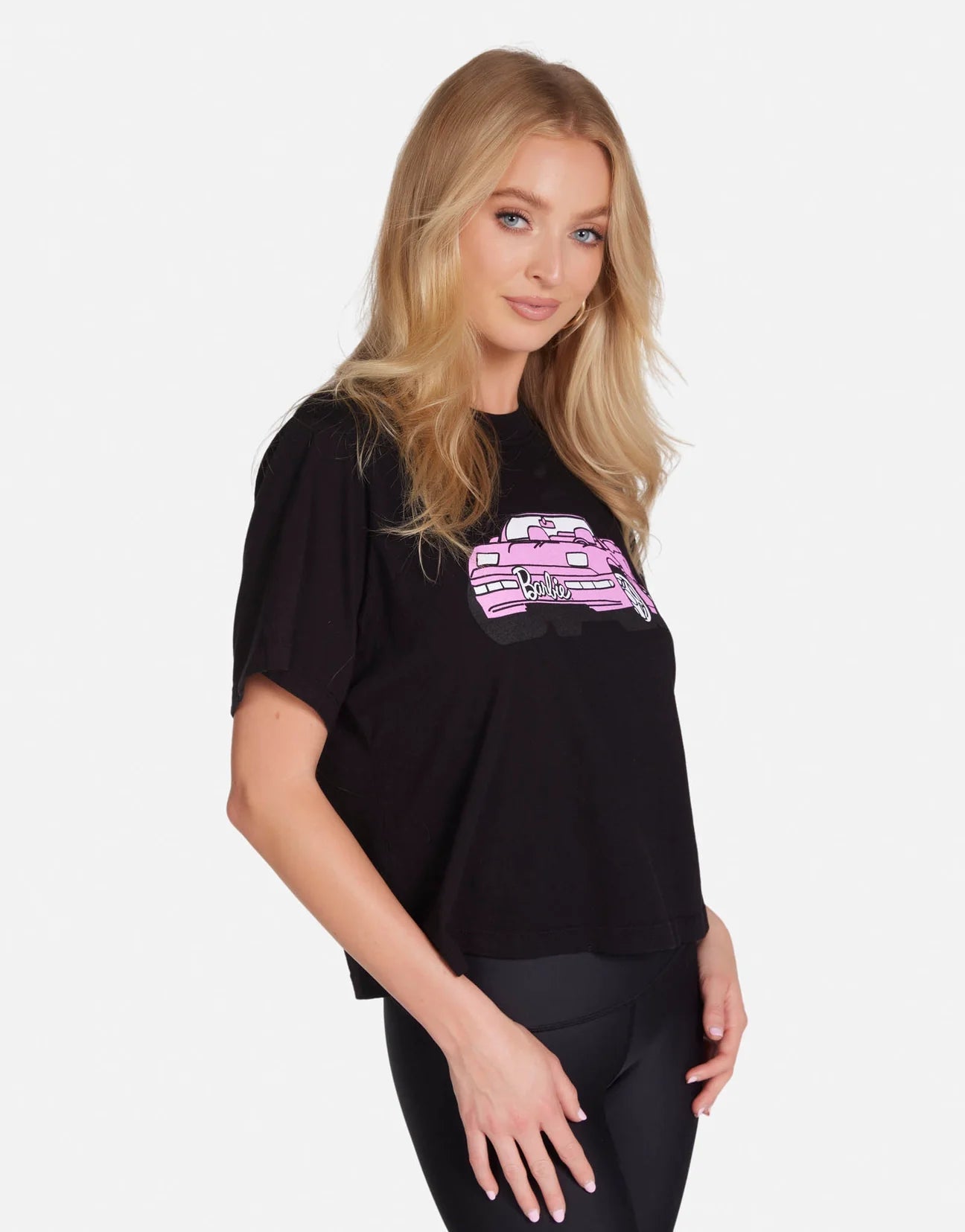 Lauren Moshi Rue Barbie Convertible Crop T-Shirt - Spoiled Brat