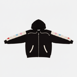 Shop Lauren Moshi Lauren Moshi Shanley Elements Zip Hoodie as seen on Courtney Green Sweater for women – premium loungewear and festival fashion at Spoiled Brat