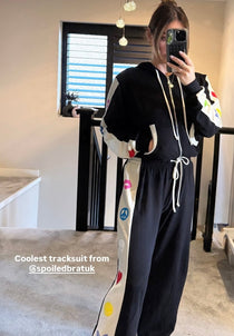 Shop Lauren Moshi Lauren Moshi Shanley Elements Zip Hoodie as seen on Courtney Green Sweater for women – premium loungewear and festival fashion at Spoiled Brat