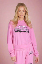 Lauren Moshi Spalding Barbie Convertible Sweatshirt - Spoiled Brat