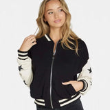 Shop Lauren Moshi Lauren Moshi Taissa Stars Zip Jacket Zip Up Hoodie for women – premium loungewear and festival fashion at Spoiled Brat