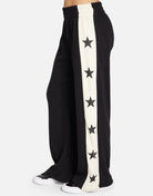 Shop Lauren Moshi Lauren Moshi Tawny Stars Wide Leg Pants Sweatpants for women – premium loungewear and festival fashion at Spoiled Brat