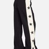 Shop Lauren Moshi Lauren Moshi Tawny Stars Wide Leg Pants Sweatpants for women – premium loungewear and festival fashion at Spoiled Brat