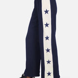 Shop Lauren Moshi Lauren Moshi Tawny Stars Wide Leg Pants Sweatpants for women – premium loungewear and festival fashion at Spoiled Brat