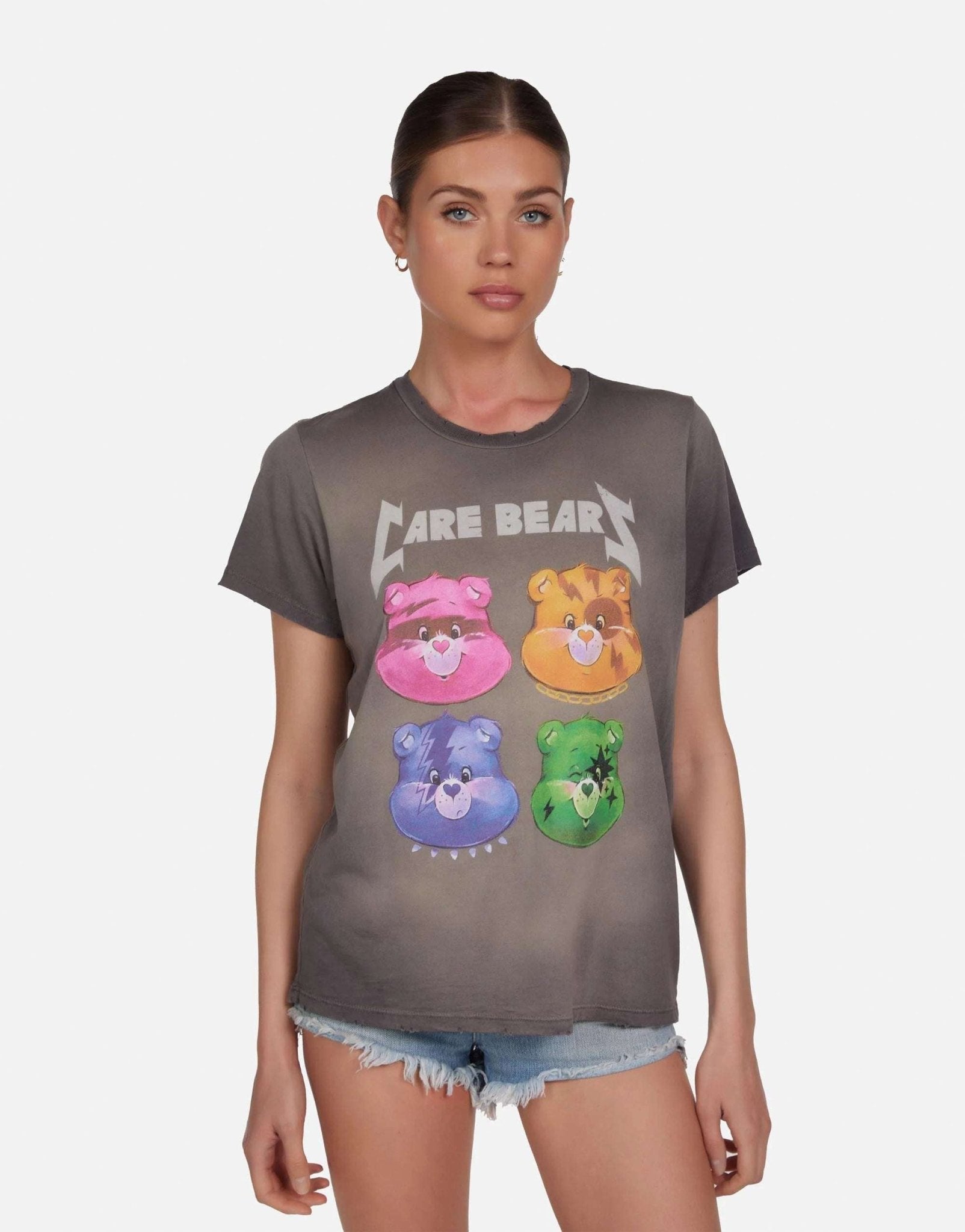 Lauren Moshi Wolf Rock Care Bears Tee - Spoiled Brat
