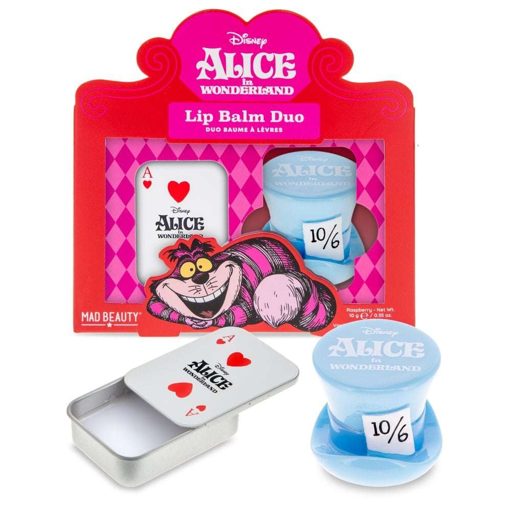 Shop Mad Beauty Disney Alice in Wonderland Lip Balm Duo Lip Balm for women – premium loungewear and festival fashion at Spoiled Brat