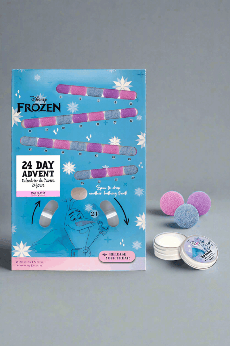 Shop Mad Beauty Disney Frozen Bath Fizzer Advent Calendar Advent Calendar for women – premium loungewear and festival fashion at Spoiled Brat