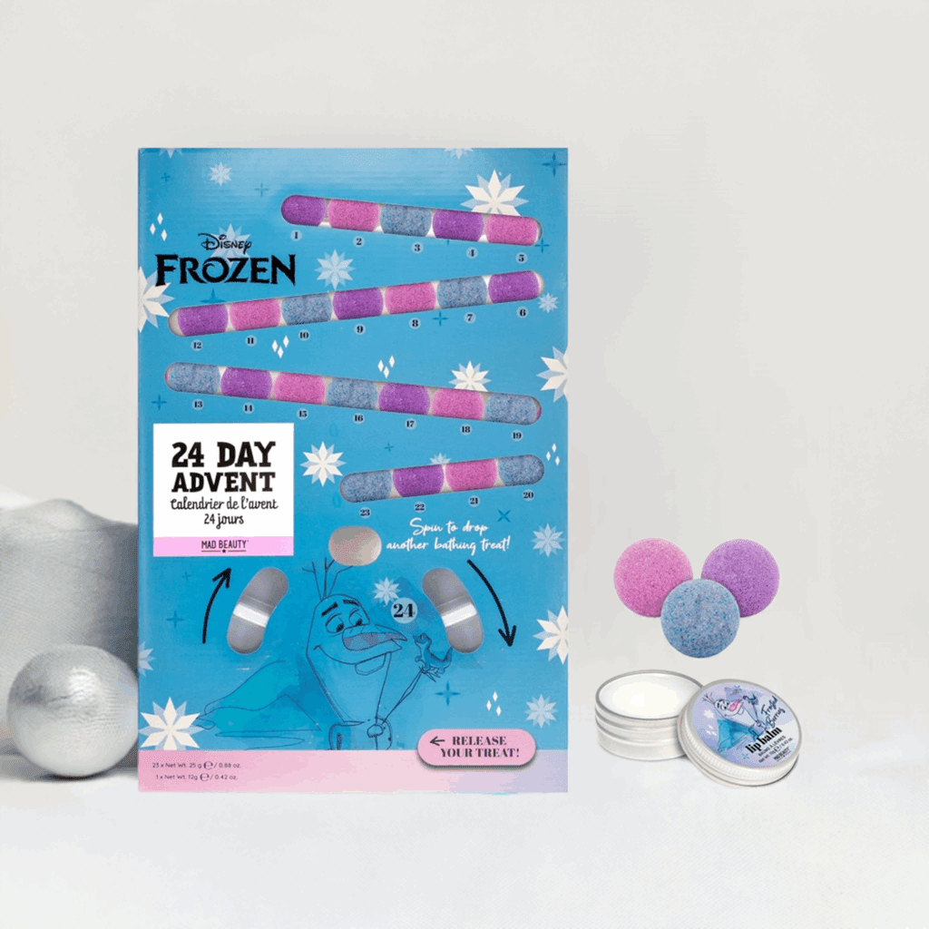 Shop Mad Beauty Disney Frozen Bath Fizzer Advent Calendar Advent Calendar for women – premium loungewear and festival fashion at Spoiled Brat