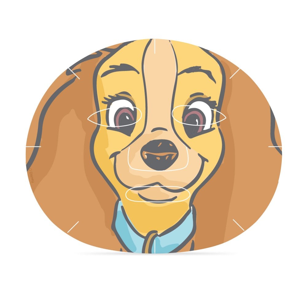 Shop Mad Beauty Disney Lady & The Tramp Cosmetic Sheet Mask Duo Face Mask for women – premium loungewear and festival fashion at Spoiled Brat