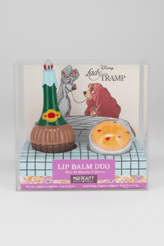 Shop Mad Beauty Disney Lady & The Tramp Lip Balm Duo Lip Balm for women – premium loungewear and festival fashion at Spoiled Brat