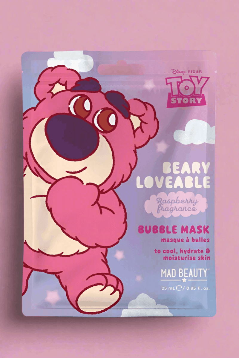 Shop Mad Beauty Disney Lotso Love Bubble Mask Face Mask for women – premium loungewear and festival fashion at Spoiled Brat