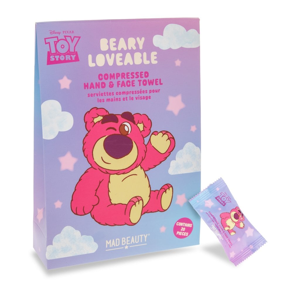 Shop Mad Beauty Disney Lotso Love Compressed Hand & Face Towels Beauty Product for women – premium loungewear and festival fashion at Spoiled Brat
