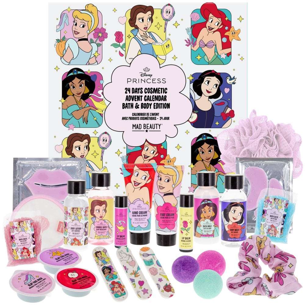 Shop Mad Beauty Disney Princess Express Yourself - 24 Day Advent Advent Calendar for women – premium loungewear and festival fashion at Spoiled Brat