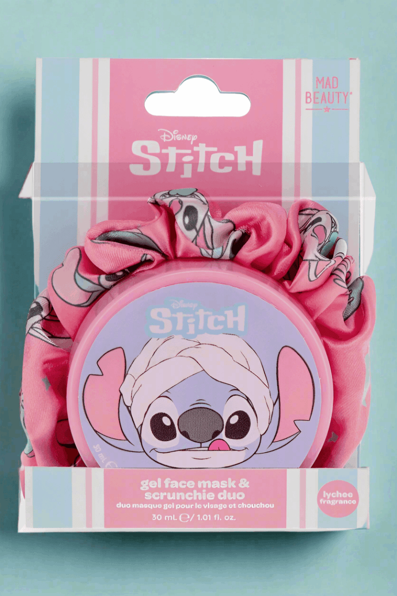 Shop Mad Beauty Disney Stitch Pamper Gel Face Mask & Scrunchie Duo Gifts for women – premium loungewear and festival fashion at Spoiled Brat