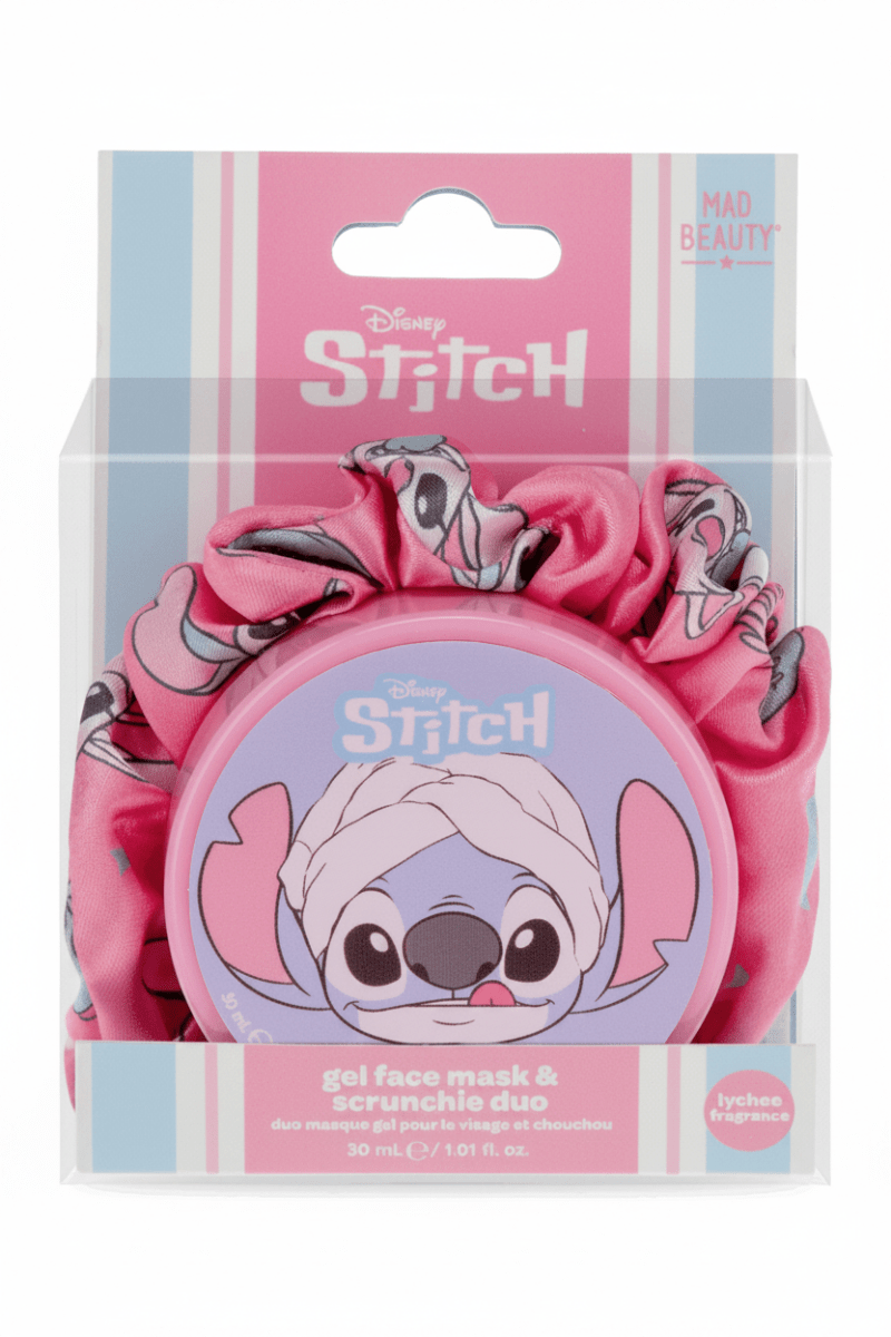 Shop Mad Beauty Disney Stitch Pamper Gel Face Mask & Scrunchie Duo Gifts for women – premium loungewear and festival fashion at Spoiled Brat