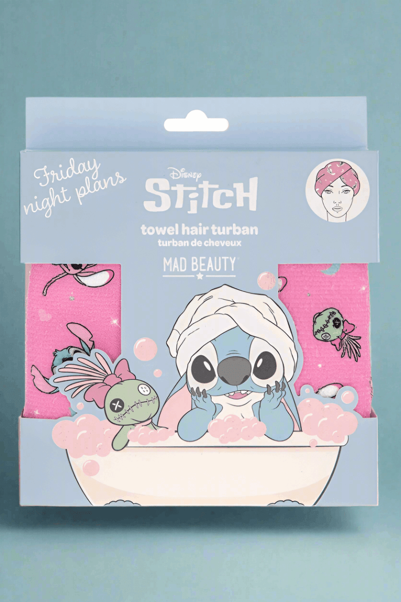 Shop Mad Beauty Disney Stitch Pamper Hair Turban Hair for women – premium loungewear and festival fashion at Spoiled Brat