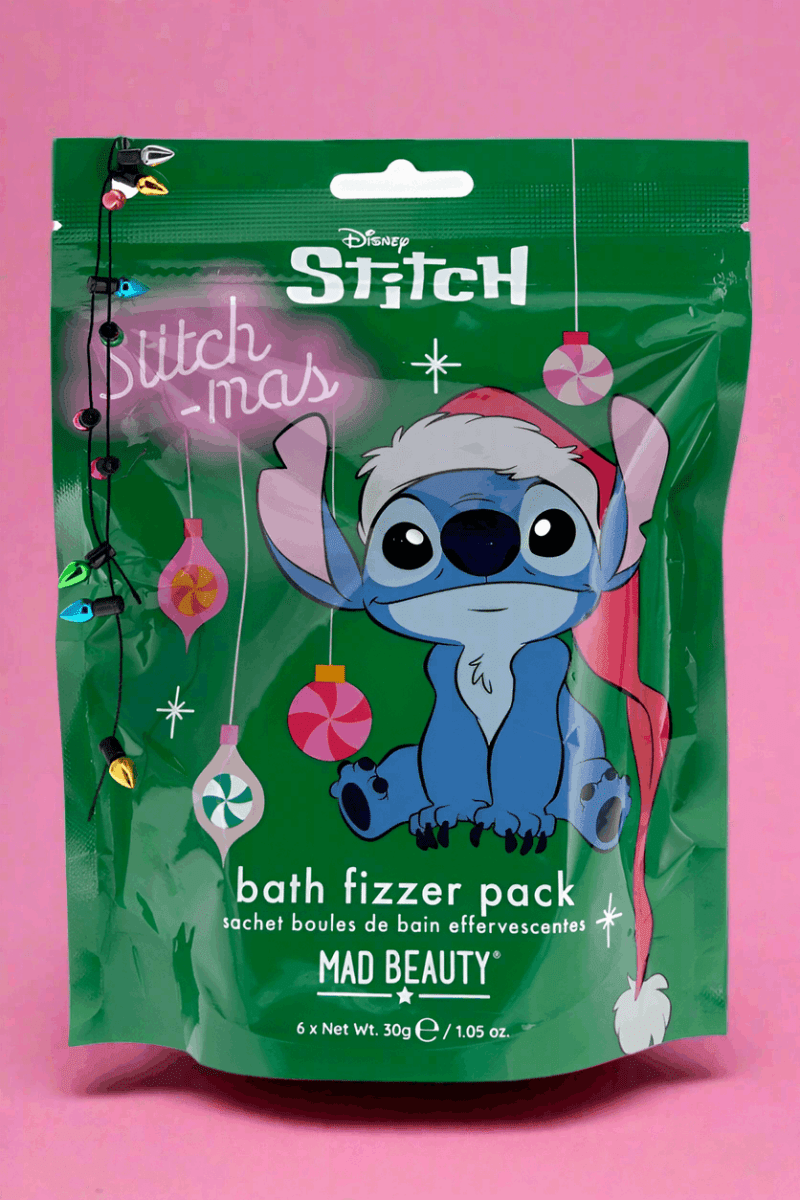 Shop Mad Beauty Disney Stitchmas Bath Fizzer Pack Bath Bombs for women – premium loungewear and festival fashion at Spoiled Brat