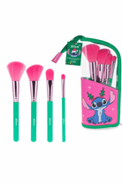 Shop Mad Beauty Disney Stitchmas Cosmetic Brush & Bag Set Makeup Brushes for women – premium loungewear and festival fashion at Spoiled Brat