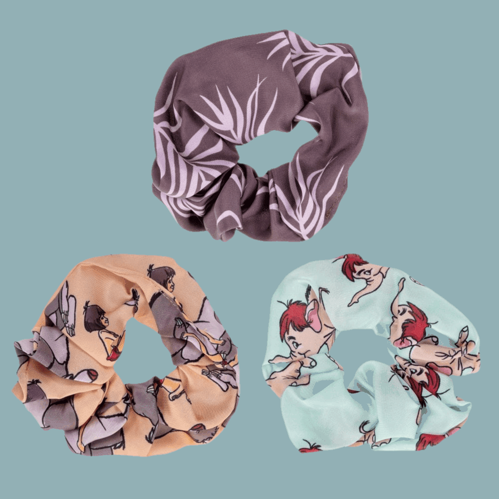Shop Mad Beauty Disney The Jungle Book Hair Scrunchie Trio Hair Elastic for women – premium loungewear and festival fashion at Spoiled Brat
