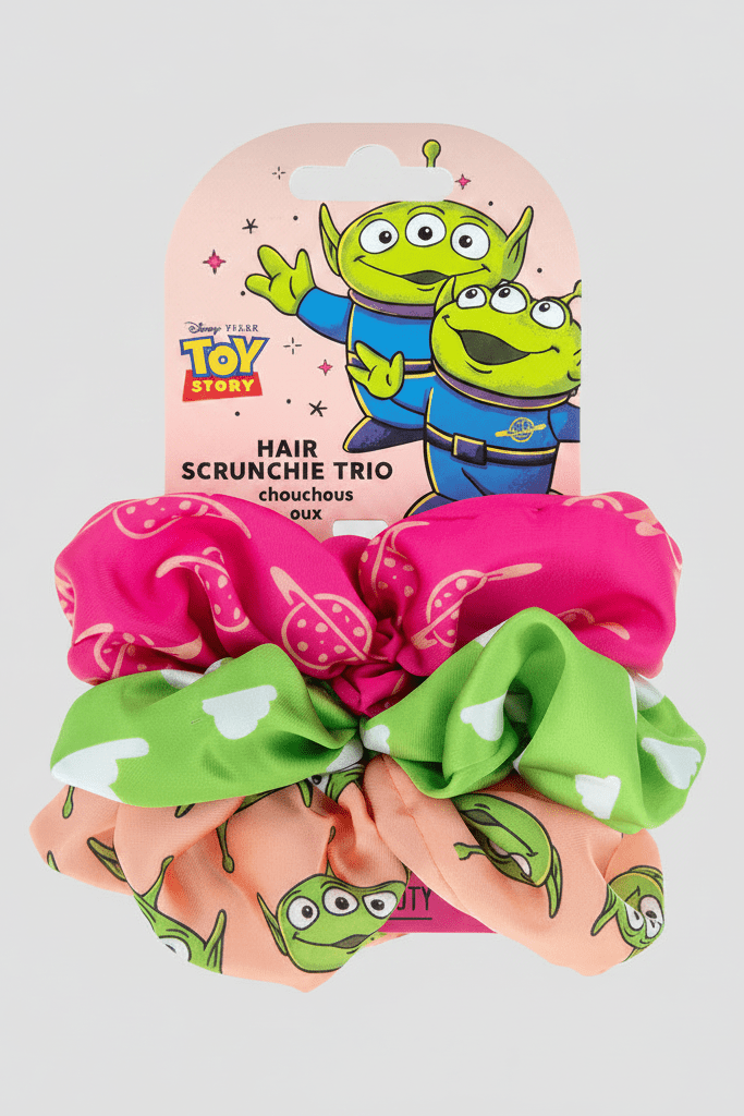 Shop Mad Beauty Disney Toy Story Scrunchie Trio Hair Band for women – premium loungewear and festival fashion at Spoiled Brat