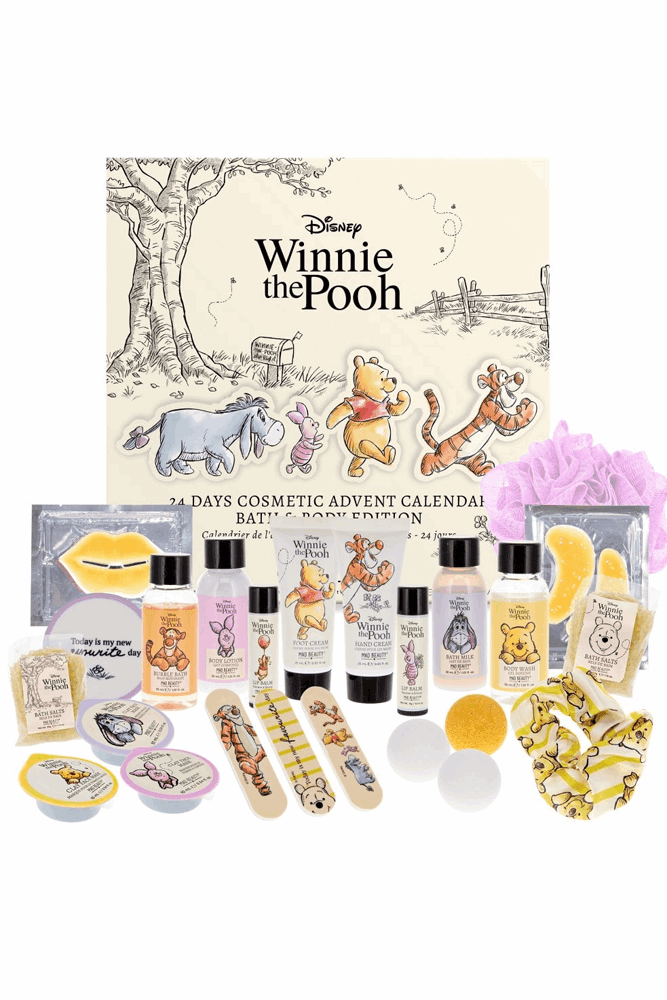 Shop Mad Beauty Disney Winnie The Pooh Advent Calendar Advent Calendar for women – premium loungewear and festival fashion at Spoiled Brat