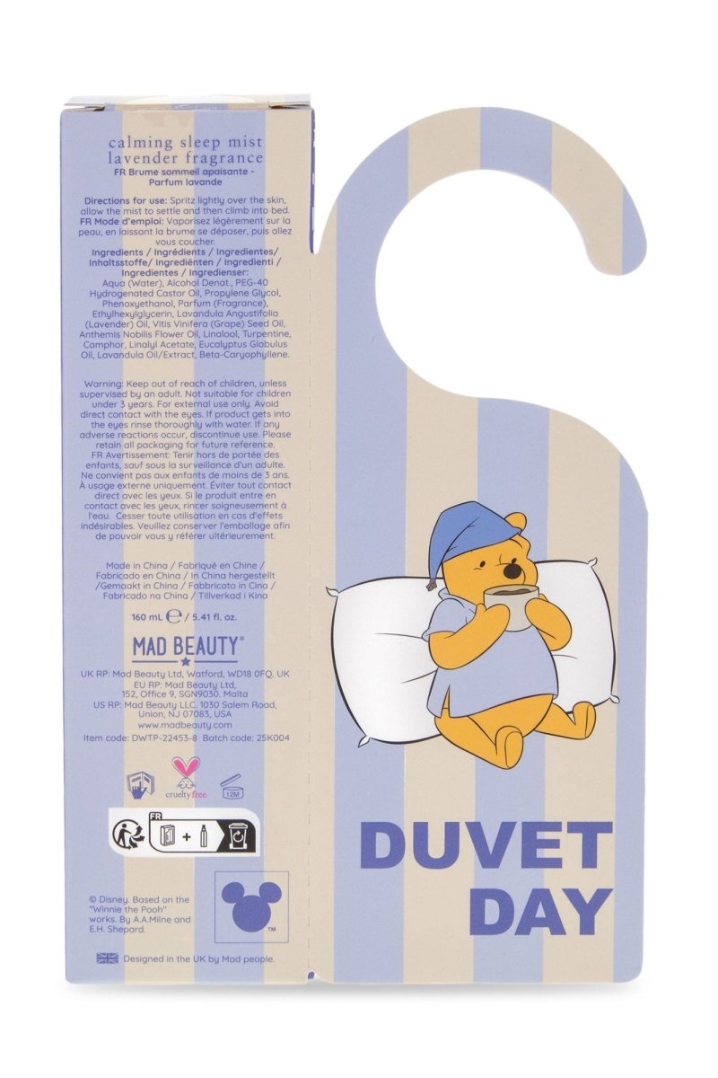 Shop Mad Beauty Disney Winnie The Pooh Calming Sleep Mist Beauty Product for women – premium loungewear and festival fashion at Spoiled Brat